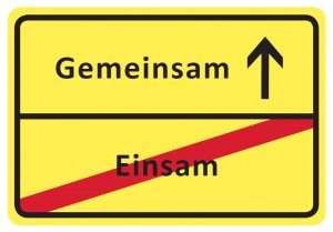 gemeinsam einsam
