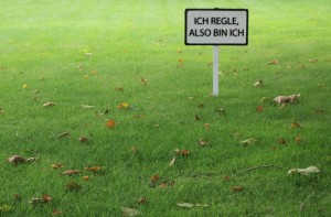 ICH REGLE, ALSO BIN ICH